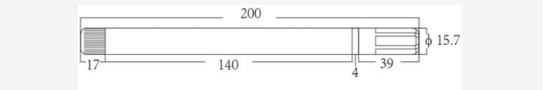 Mechanical Drawing - DFRobot SEN0438 RS485 Temperature & Humidity Sensor